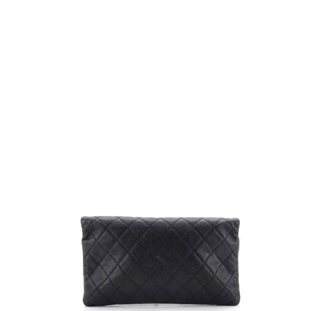 Chanel Cc Foldover Clutch Quilted #261855C24B
